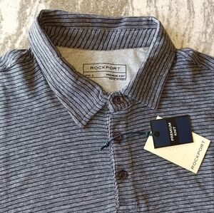 Rockport Men's Premium Knit Polo Shirt New Size Large